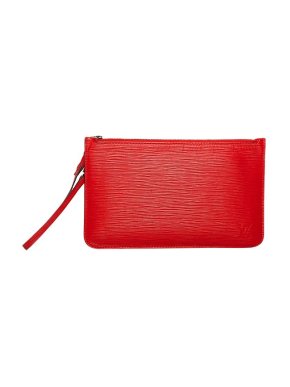 Louis Vuitton Red Epi Leather Pouch
