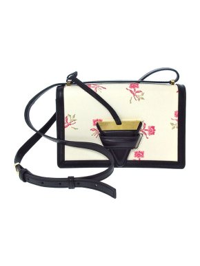 Loewe Floral Printed Leather Barcelona Bag