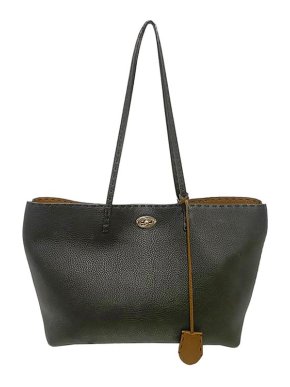 Fendi Black Leather Selleria Carla Tote Bag