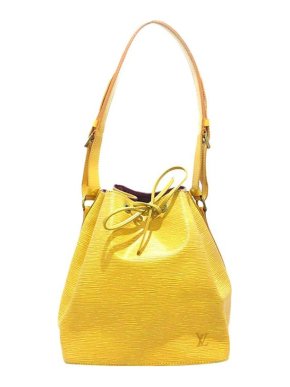 Louis Vuitton Yellow Epi Leather Petit Noe Bucket Bag