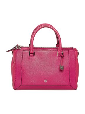 MCM Pink Leather Nuovo Bag