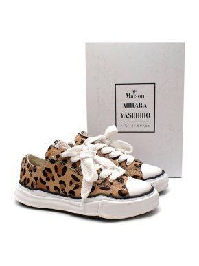 Maison Mihara Yasuhiro Leopard Ponyhair Peterson Low Sneakers