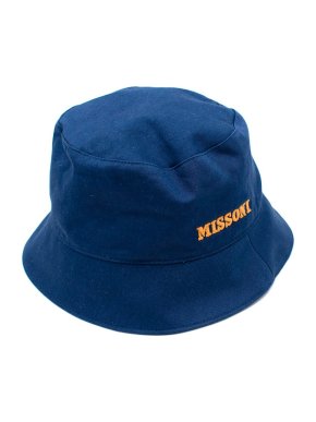Missoni Blue Embroidered Bucket Hat
