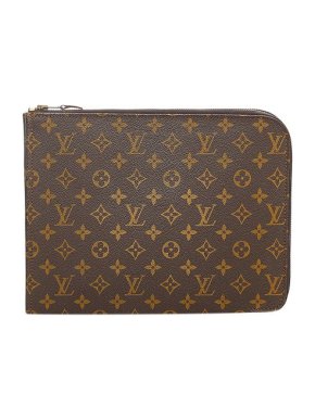 Louis Vuitton Monogram Canvas Pouche Documents Portfolio Case