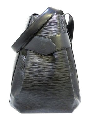 Louis Vuitton Black Epi Leather Sac d'Epaule Bag