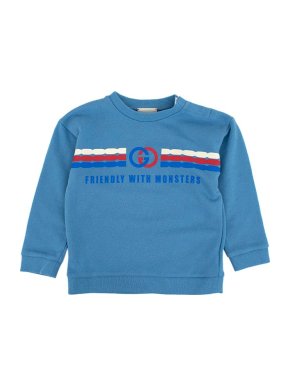 Gucci Blue 'Friendly with Monsters' Kids 36m Jumper