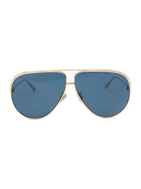 Gold-Tone Metal EverDior Aviator Sunglasses