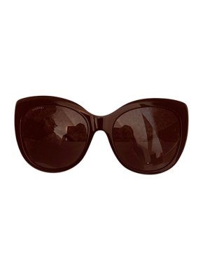 Bvlgari Black Acetate Oversized Sunglasses