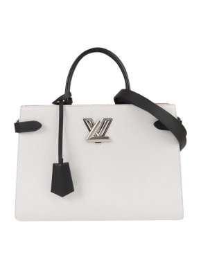 Louis Vuitton White Epi Leather Twist Bag