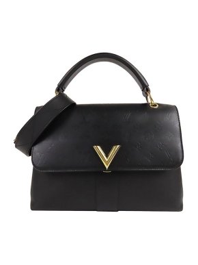 Louis Vuitton Black Monogram Empreinte Leather Very One Bag