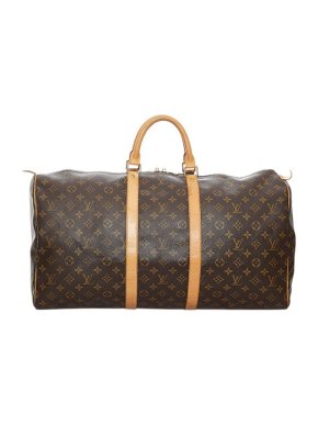 Louis Vuitton Monogram Canvas Keepall 55 Weekend Bag