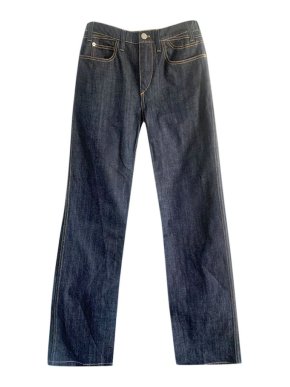 Louis Vuitton Dark-Wash Denim Straight Leg Jeans