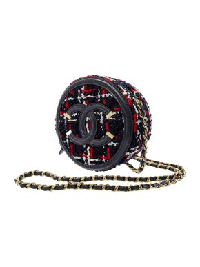 Chanel Tweed Round as Earth Bag