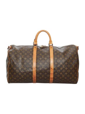 Louis Vuitton Monogram Canvas Keepall Bandouliere 55 Weekend Bag