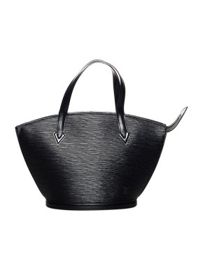 Louis Vuitton Black Epi Leather Saint Jacques PM Short Strap Bag