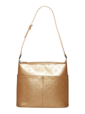Louis Vuitton Gold Monogram Matte Vernis Sutter Tote Bag