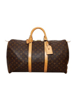 Louis Vuitton Monogram Canvas Keepall 50 Weekend Bag