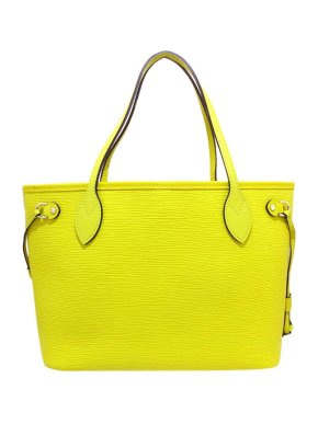 Louis Vuitton Bright Yellow Epi Leather Neverfull MM Tote Bag
