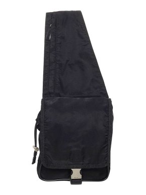 Prada Black Nylon Tessuto Crossbody Bag