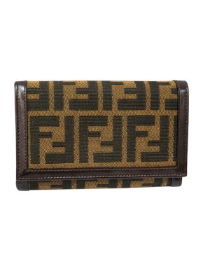 Fendi Zucca Canvas Small Wallet