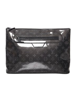 Louis Vuitton Black Monogram Glaze Cosmos Pochette