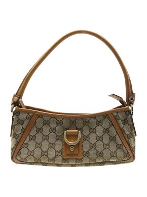 Gucci Vintage GG Canvas Abbey Baguette