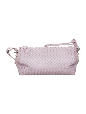 Bottega Veneta Lilac Intrecciato Leather Crossbody Bag
