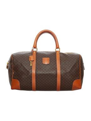 Celine Vintage Macadam PVC Travel Bag