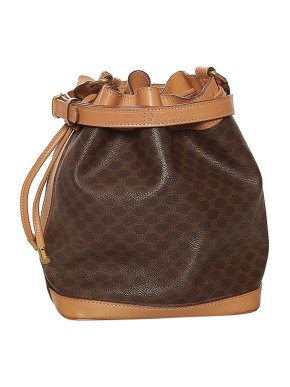 Celine Vintage Macadam PVC Bucket Bag