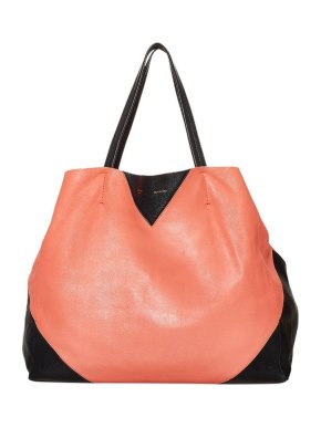 Celine Bicolour Leather Horizontal Cabas Tote Bag