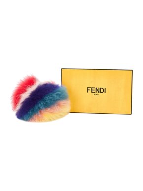 Fendi Multicolour Fur Monster Charm