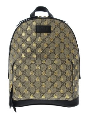 Gucci GG Supreme Canvas Bee Backpack