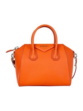 Givenchy Orange Leather Antigona bag