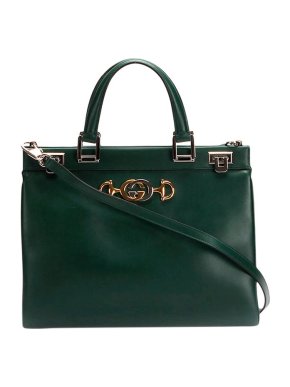 Gucci Green Leather Zumi Bag