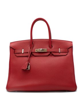 Hermes Rubis Togo Leather Birkin 35 PHW