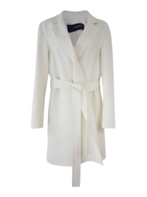 Joseph Ivory Wool Wrap Kido Coat