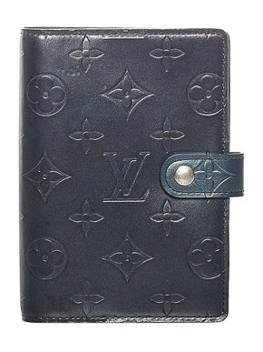 Louis Vuitton Navy Monogram Matte Leather Agenda PM