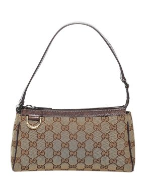 Gucci GG Monogram Canvas Abbey Baguette