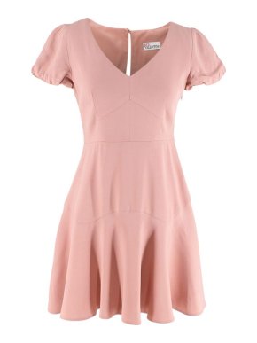 Red Valentino Blush Pink Silk Skater Dress