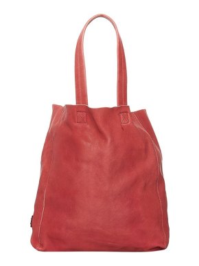 Dolce & Gabbana Red Leather Soft Tote Bag