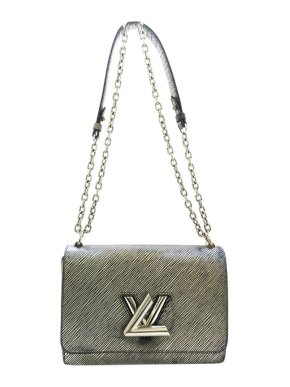 Louis Vuitton Grey Epi Leather Twist MM Bag