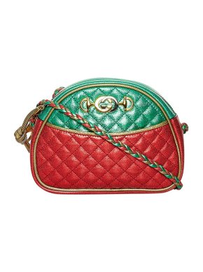Gucci Metallic Tricolour Leather Mini Trapuntata Bag