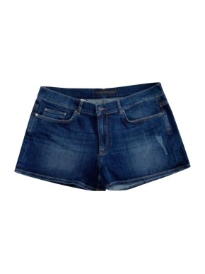 Victoria Beckham Indigo-Wash Denim Shorts