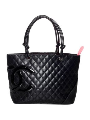 Chanel Cambon Ligne Lambskin Leather Tote Bag