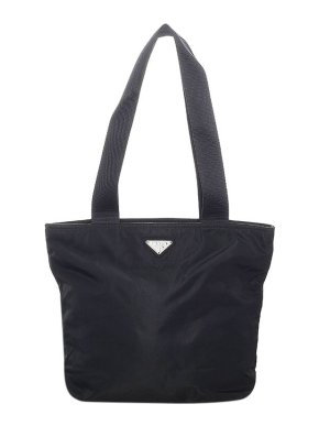 Prada Black Nylon Tessuto Tote Bag