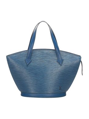 Louis Vuitton Blue Epi Leather Saint Jacques PM Tote Bag