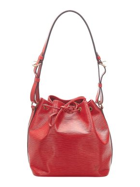 Louis Vuitton Red Epi Leather Petit Noe Bag
