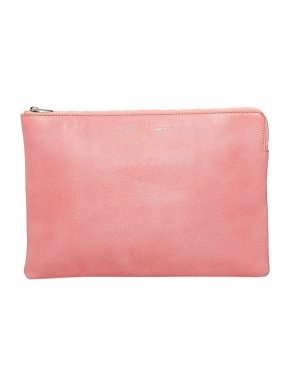 Celine Pink Leather Solo Clutch Bag