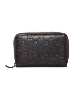 Black Guccissima Coin Purse