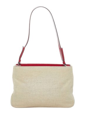 Prada Ivory Canvas Bag